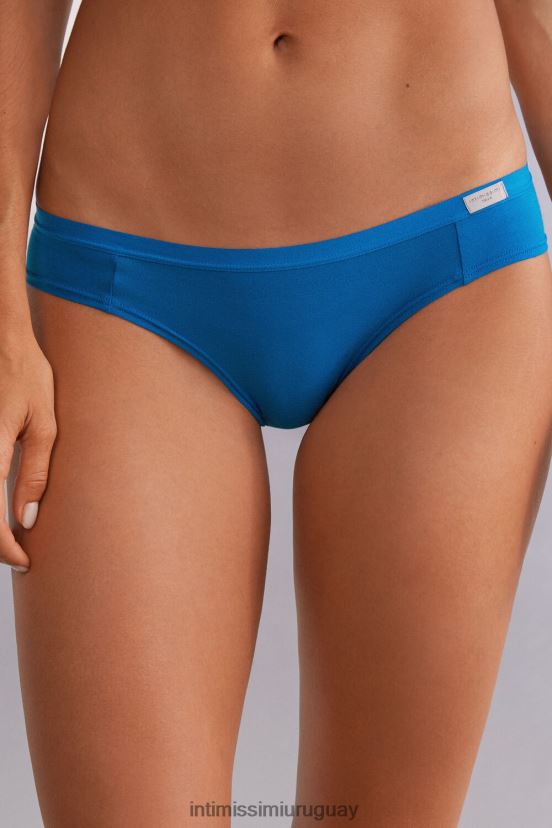 bragas de algodón natural Intimissimi mujer 328j-azul náutico V806B8879 ropa interior
