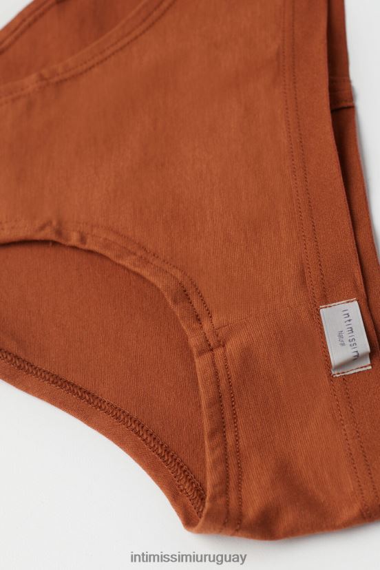bragas de algodón natural Intimissimi mujer 332j-canela ligera V806B8875 ropa interior