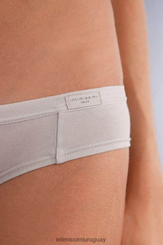 bragas de algodón natural Intimissimi mujer 347j-gris hielo V806B8858 ropa interior