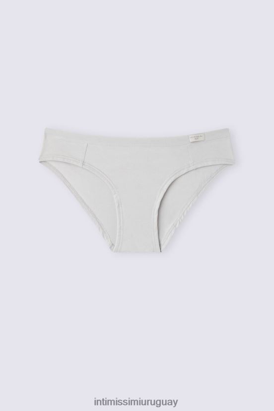 bragas de algodón natural Intimissimi mujer 347j-gris hielo V806B8858 ropa interior