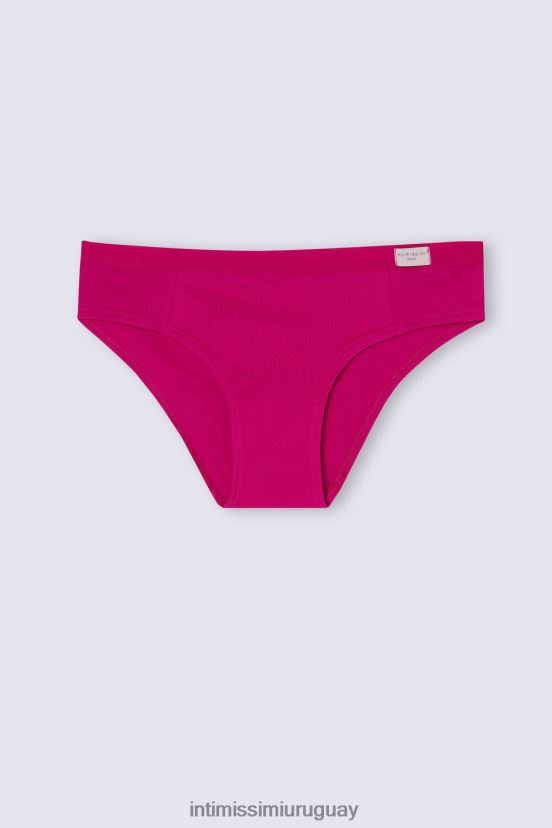 bragas de algodón natural Intimissimi mujer 348j-orquídea morada V806B8854 ropa interior