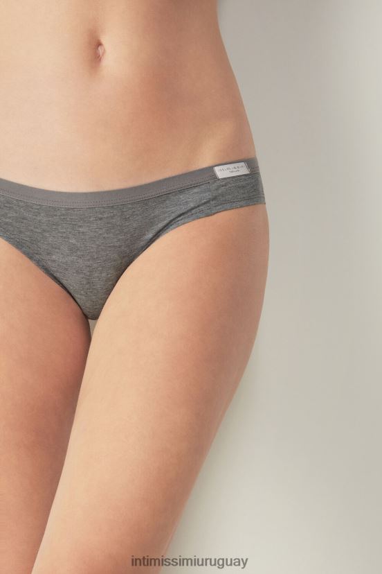 bragas de algodón natural Intimissimi mujer Mezcla gris nube 616i V806B81126 ropa interior