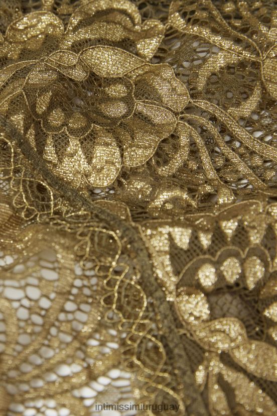 bragas de diosa dorada Intimissimi mujer 333j-verde musgo/oro V806B8841 ropa interior