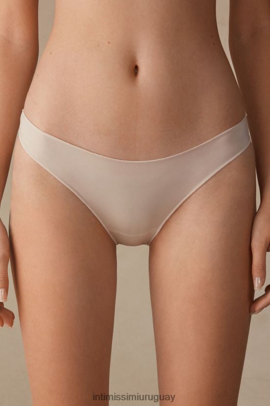 braguita de microfibra ultraligera de talle bajo Intimissimi mujer 2280-seda rosa V806B81008 ropa interior