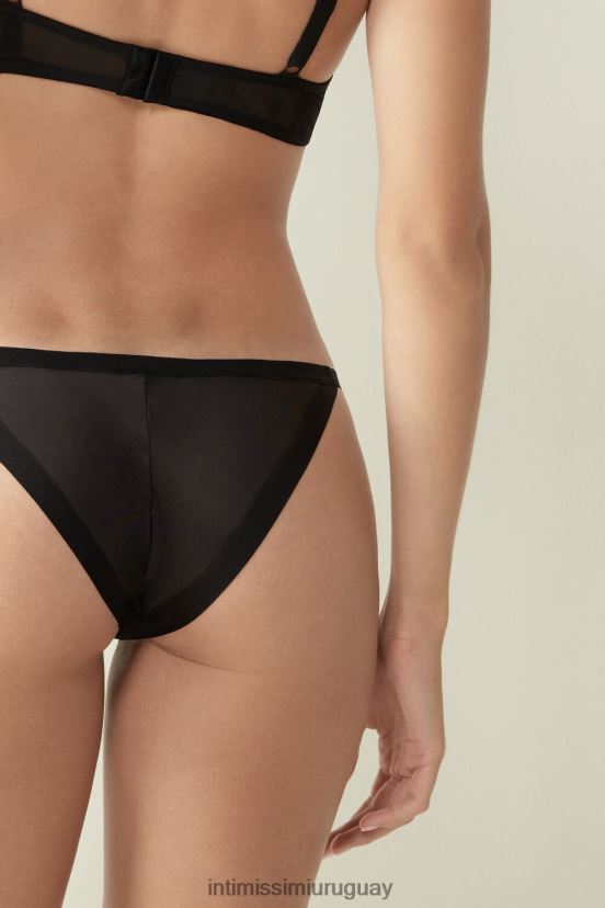 braguita invisible touch con tiras laterales Intimissimi mujer 019-negro V806B81125 ropa interior
