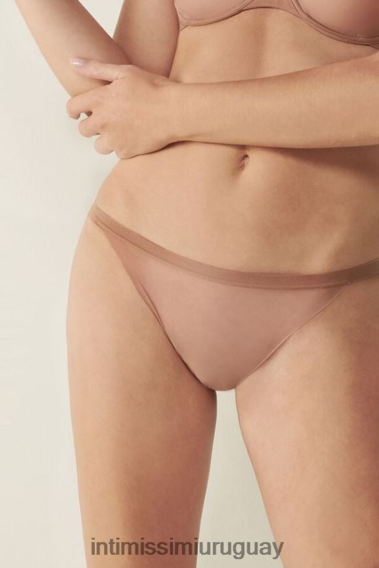 braguita invisible touch con tiras laterales Intimissimi mujer 417i-beige medio V806B81123 ropa interior