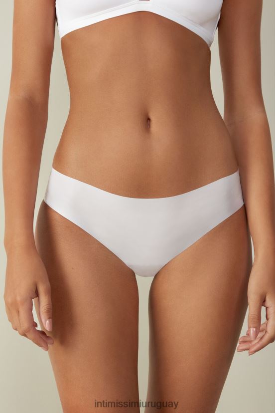 braguitas ajustadas de microfibra sin costuras Intimissimi mujer 001-blanco V806B81172 ropa interior