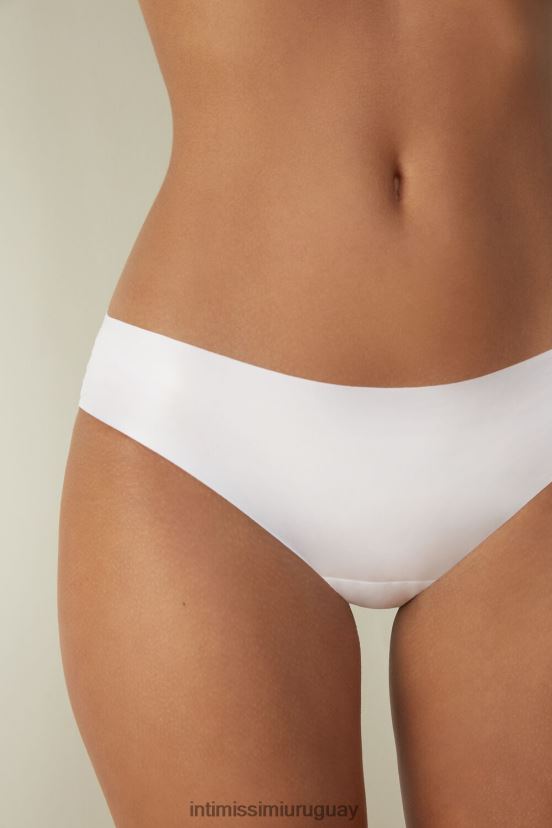 braguitas ajustadas de microfibra sin costuras Intimissimi mujer 001-blanco V806B81172 ropa interior