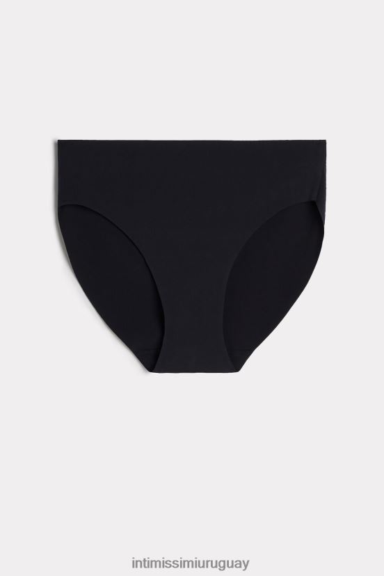 braguitas ajustadas de microfibra sin costuras Intimissimi mujer 019-negro V806B81169 ropa interior