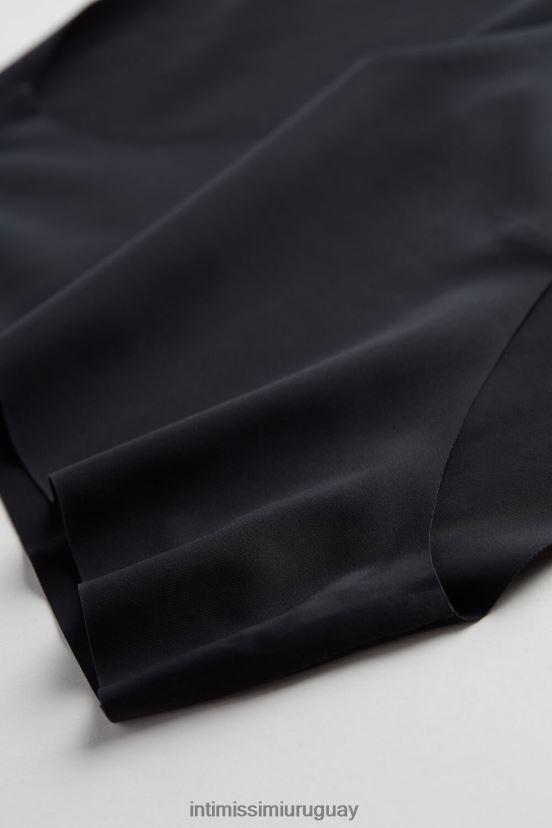 braguitas ajustadas de microfibra sin costuras Intimissimi mujer 019-negro V806B81169 ropa interior