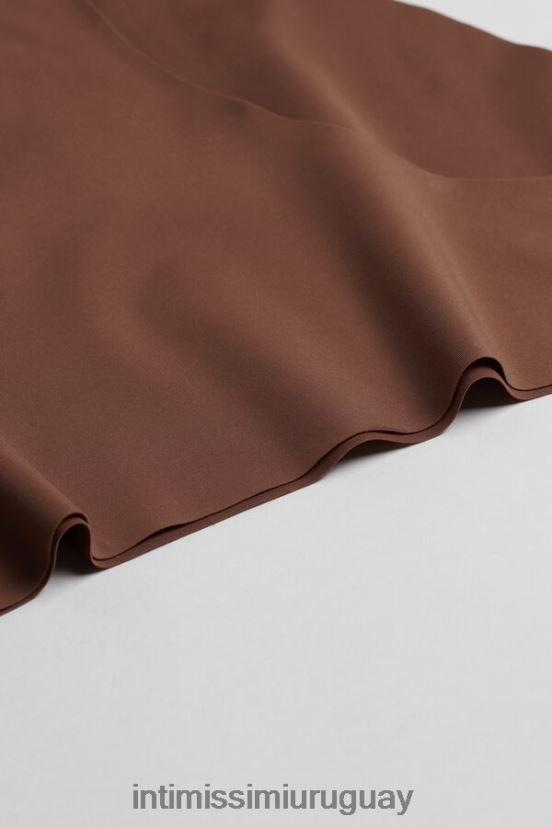 braguitas ajustadas de microfibra sin costuras Intimissimi mujer 502i-beige oscuro V806B81137 ropa interior