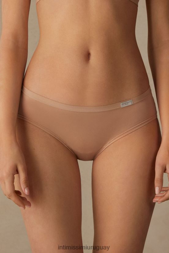 braguitas de algodón de cobertura total Intimissimi mujer 044-beige suave V806B81030 ropa interior
