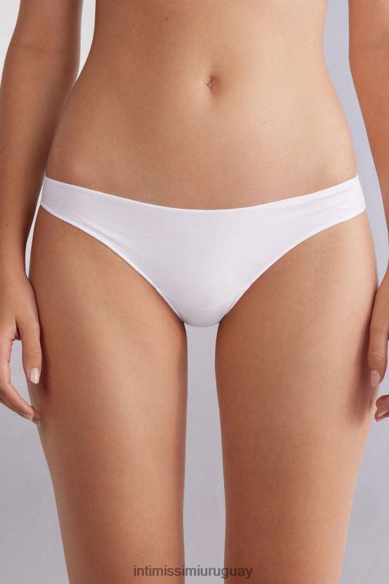 braguitas de algodón de talle bajo Intimissimi mujer 001-blanco V806B8923 ropa interior
