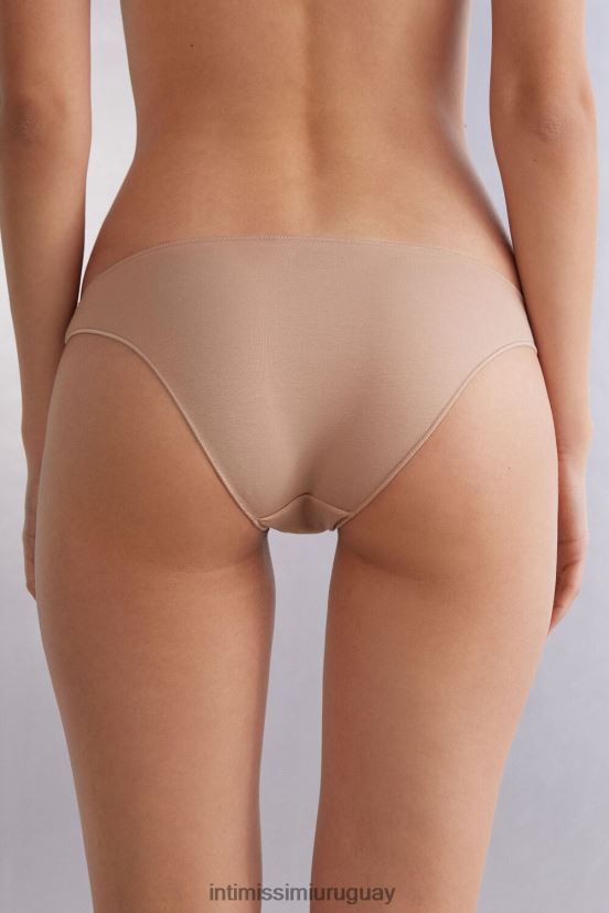 braguitas de algodón de talle bajo Intimissimi mujer 044-beige suave V806B8883 ropa interior