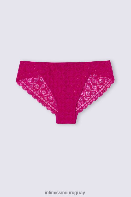 braguitas de encaje de talle bajo Intimissimi mujer 348j-orquídea morada V806B8855 ropa interior