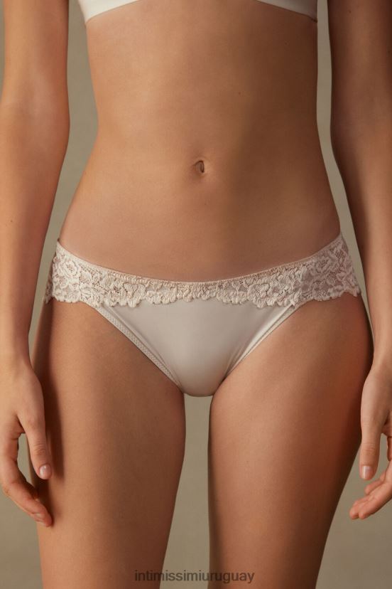braguitas de flores bonitas Intimissimi mujer 2280-seda rosa V806B81015 ropa interior