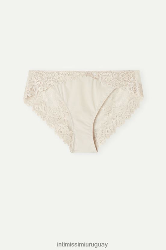 braguitas de flores bonitas Intimissimi mujer 2280-seda rosa V806B81015 ropa interior