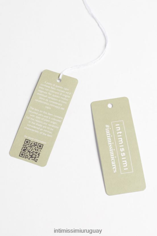 braguitas de tiro alto en encaje y algodón Intimissimi mujer 019-negro V806B81083 ropa interior