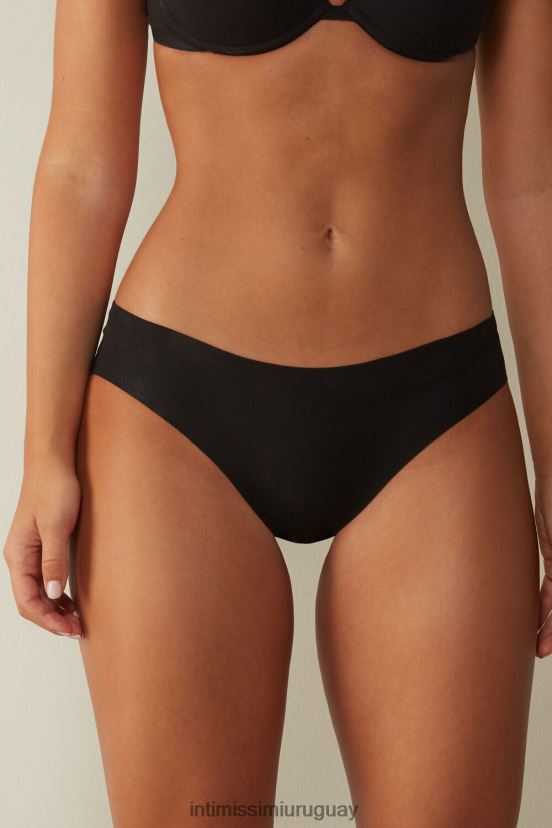 calzoncillos de algodón sin rematar Intimissimi mujer 019-negro V806B81187 ropa interior