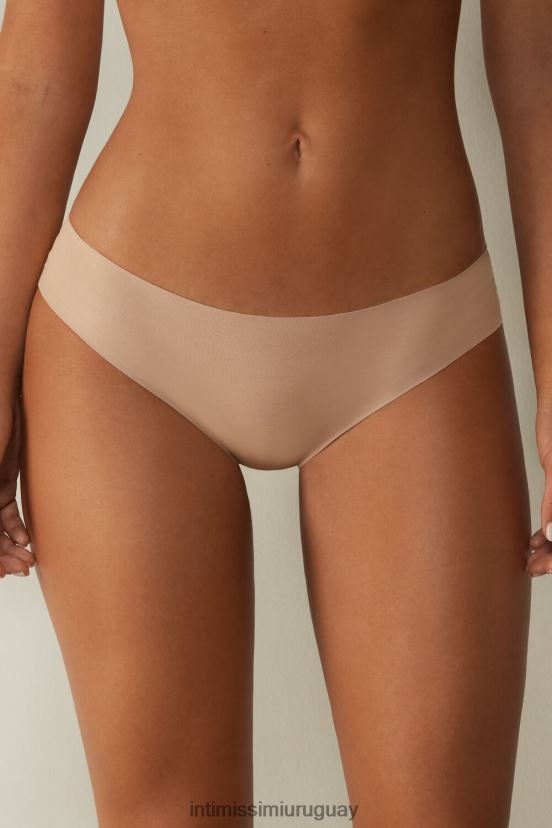 calzoncillos de algodón sin rematar Intimissimi mujer 044-beige suave V806B81182 ropa interior