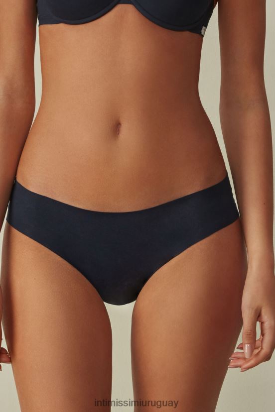 calzoncillos de algodón sin rematar Intimissimi mujer 1467-azul intenso V806B81159 ropa interior