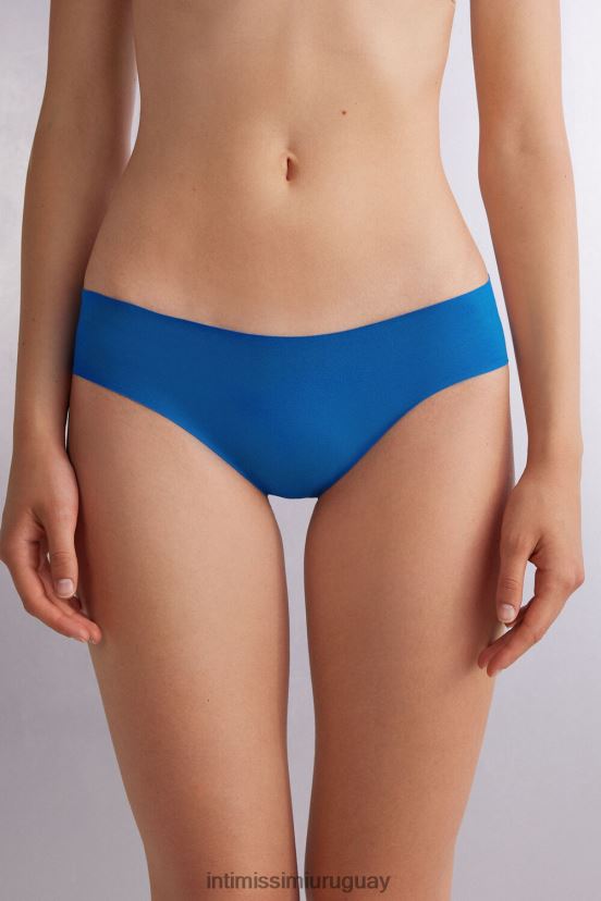 calzoncillos de algodón sin rematar Intimissimi mujer 328j-azul náutico V806B8915 ropa interior