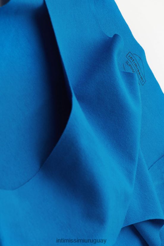 calzoncillos de algodón sin rematar Intimissimi mujer 328j-azul náutico V806B8915 ropa interior