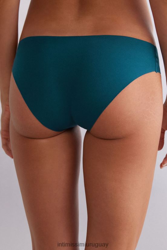 calzoncillos de algodón sin rematar Intimissimi mujer 346j-azul verdoso V806B8899 ropa interior