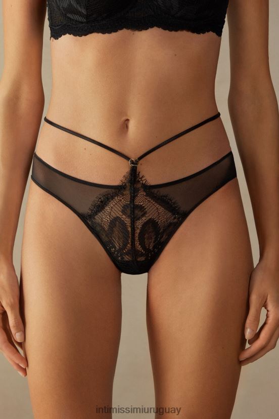 calzoncillos sensuales sin límites Intimissimi mujer 019-negro V806B81018 ropa interior