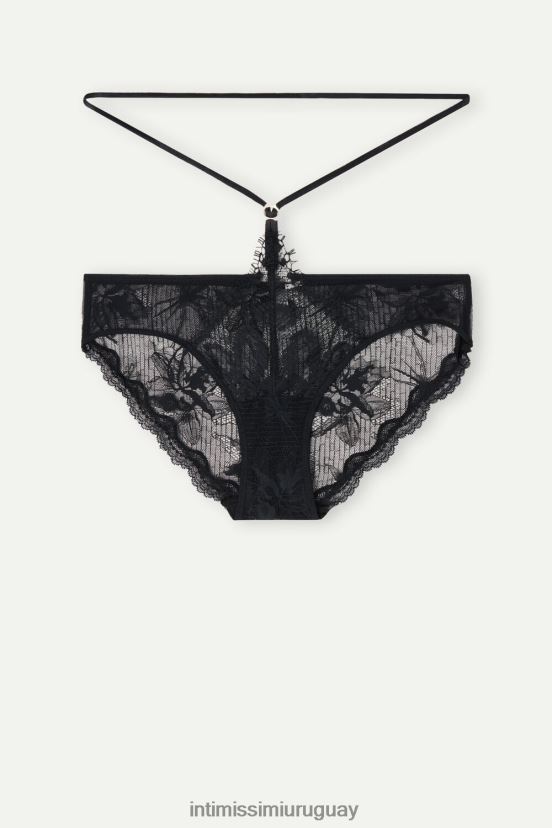 calzoncillos sensuales sin límites Intimissimi mujer 019-negro V806B81018 ropa interior