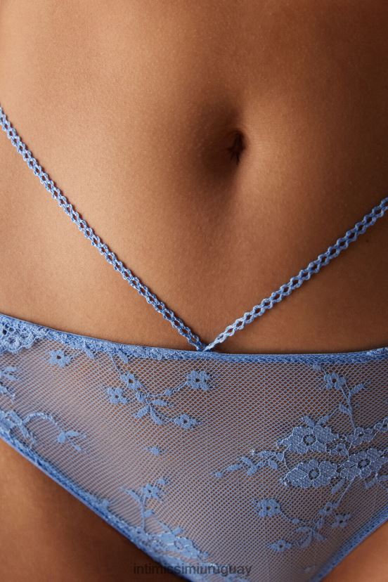 sintiendo hermosas bragas Intimissimi mujer 211j-ortensia-estampado azul V806B8947 ropa interior