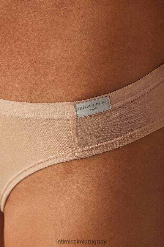 bragas brasileñas de algodón natural Intimissimi mujer 044-beige suave V806B81190 ropa interior