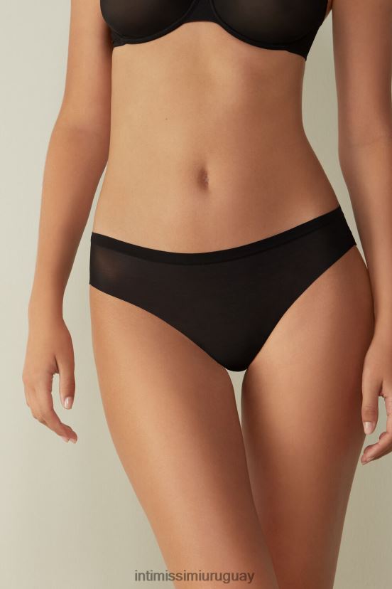 braguita brasileña tacto invisible Intimissimi mujer 019-negro V806B81145 ropa interior