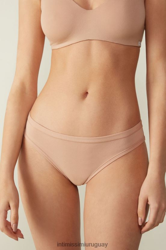 braguita brasileña ultraligera de algodón supima Intimissimi mujer 044-beige suave V806B81107 ropa interior