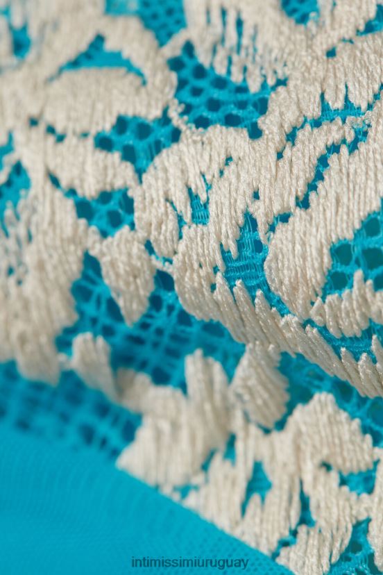 braguitas brasileñas con bonitas flores Intimissimi mujer 233j-digital turquesa/marfil V806B8964 ropa interior