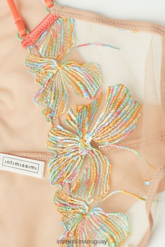 braguitas brasileñas de colores caramelo Intimissimi mujer 235j-beige suave/multicolor V806B8924 ropa interior