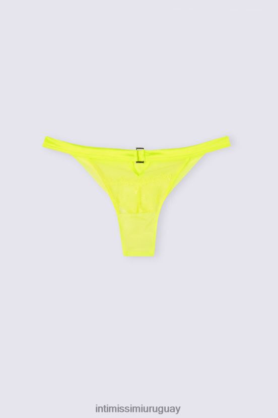 braguitas brasileñas pura alegría Intimissimi mujer 335j-amarillo brillante V806B8844 ropa interior