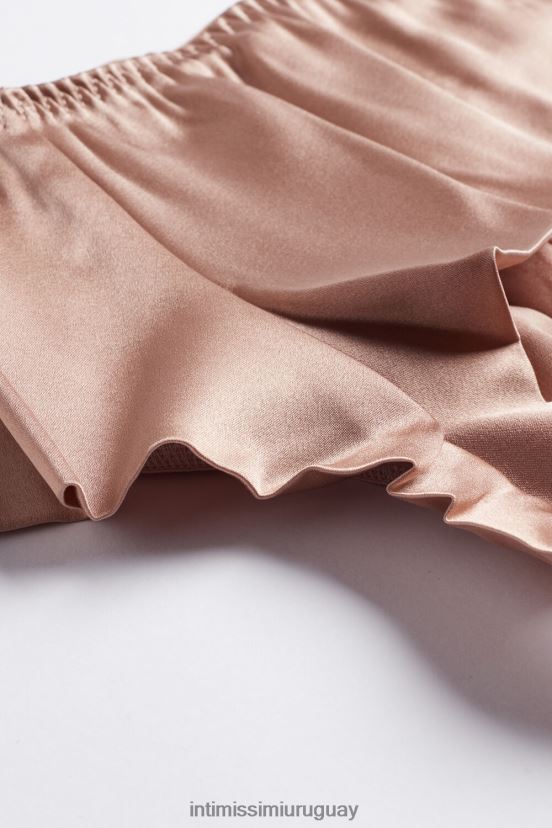 calzoncillos brasileños de seda Intimissimi mujer 163i-rosa satinado V806B81164 ropa interior