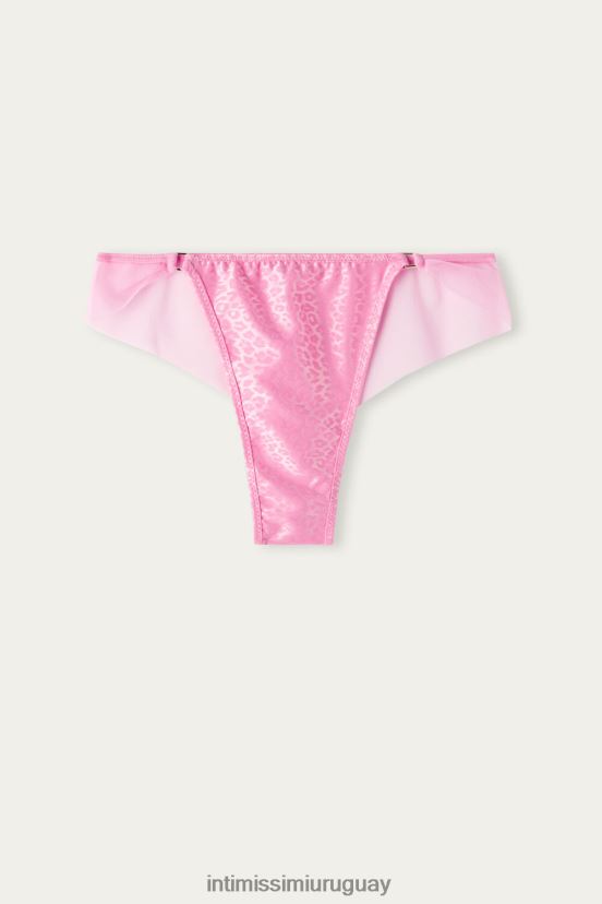 calzoncillos brasileños minimalistas geniales Intimissimi mujer 207j-rosa caramelo V806B8956 ropa interior
