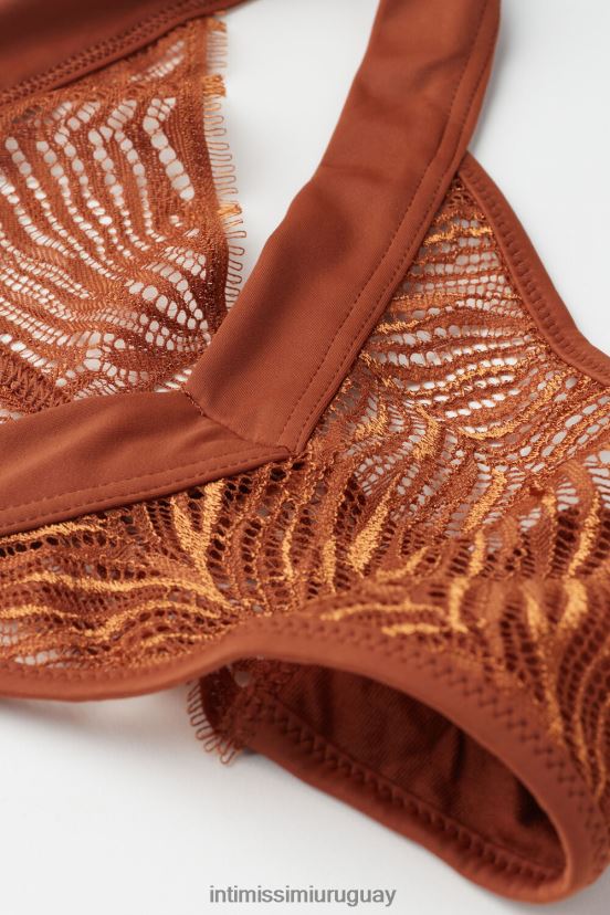vuélvete braguita brasileña estilo años 80 más animal Intimissimi mujer 332j-canela ligera V806B8842 ropa interior