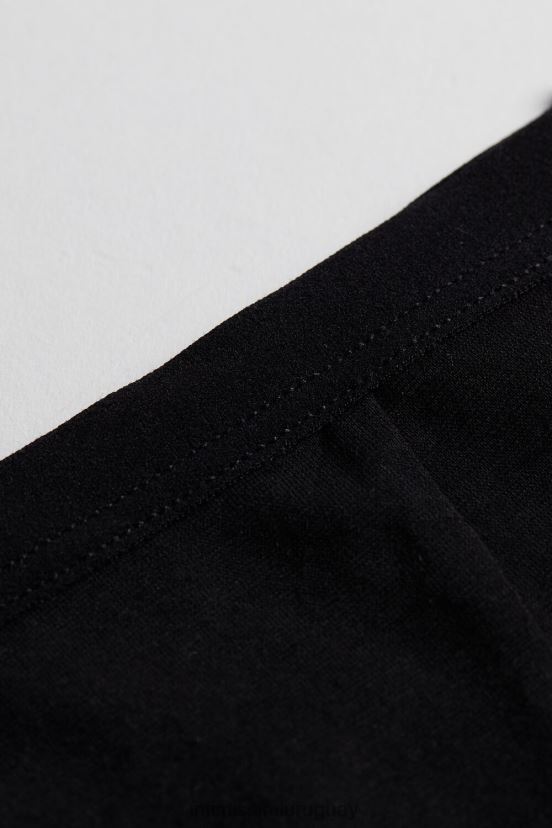 bragas cortas de algodón natural Intimissimi mujer 019-negro V806B81196 ropa interior