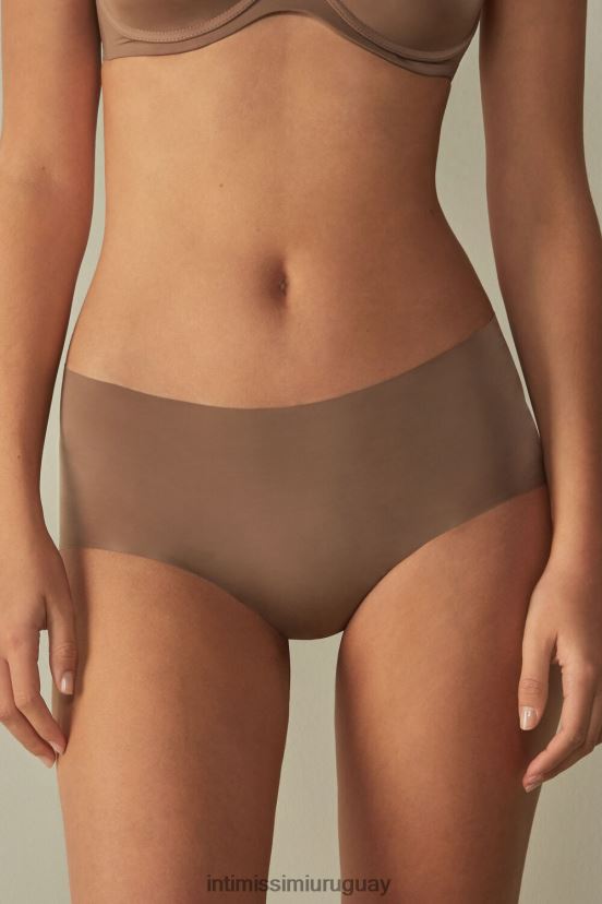 bragas francesas cortadas con láser Intimissimi mujer 502i-beige oscuro V806B81127 ropa interior