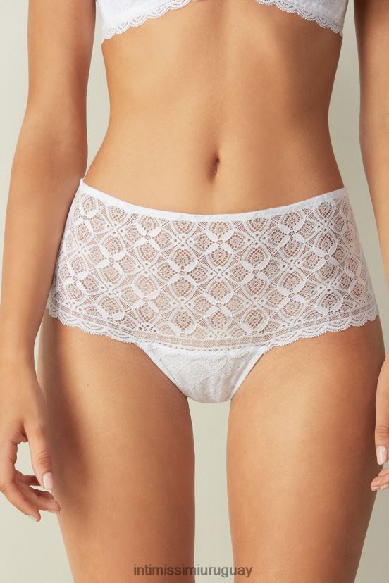bragas francesas de encaje Intimissimi mujer 001-blanco V806B81072 ropa interior