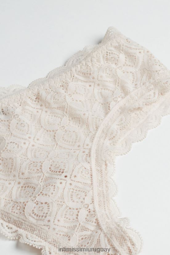 braguitas francesas brasileñas de encaje Intimissimi mujer 2280-seda rosa V806B81056 ropa interior