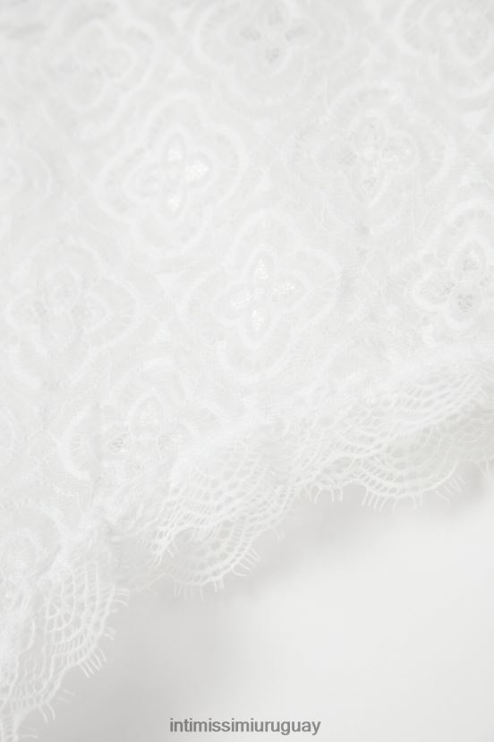 braguitas francesas de cintura alta folk y deliciosas Intimissimi mujer 352j-blanco perla V806B8888 ropa interior