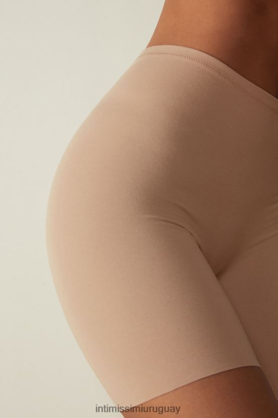 shorts de algodón supima sin costuras Intimissimi mujer 044-beige suave V806B81177 ropa interior