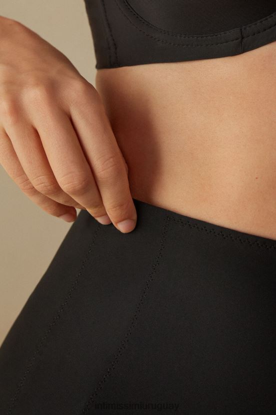 shorts de microfibra sin rematar Intimissimi mujer 019-negro V806B81121 ropa interior