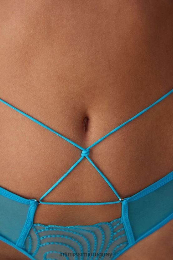 roba el show tanga Intimissimi mujer 210j-turquesa digital V806B8978 ropa interior