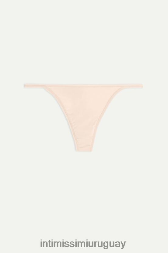 tanga de microfibra ultraligera con correas laterales Intimissimi mujer 044-beige suave V806B81100 ropa interior