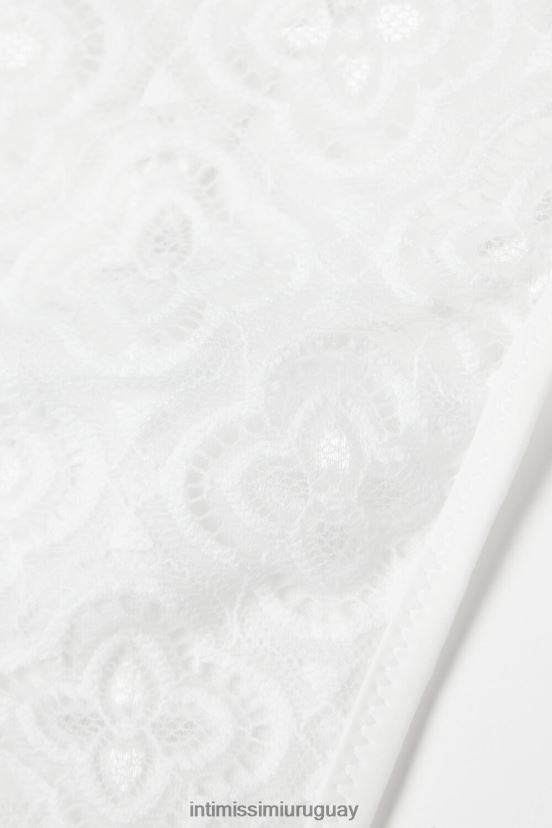 tanga folk & delicioso con tiras laterales Intimissimi mujer 352j-blanco perla V806B8889 ropa interior